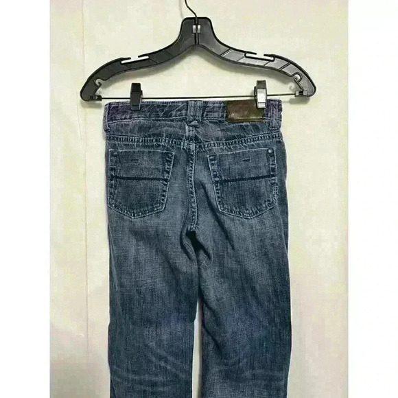 Tommy Hilfiger Boys Sz 10 Reg Adjustable Waistband Straight Leg Dark Denim A0012 - Picture 6 of 11